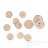 Superchic Pearly Genuine Horn Suit Buttons, Made in Germany