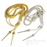 KENDRICK Mylar Braided Aiguillette with Mesh & Metal Tips