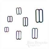 Rainbow Metal Sliders for Lingerie-Making