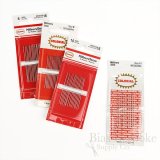 Colonial Milliners Hand-Sewing Needles in 4 Sizes