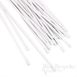 1/8" Wide White Spring Steel Boning, 11 Sizes Available