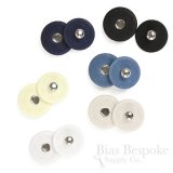 HANA 21mm Fabric-Covered Sew-on Metal Snaps