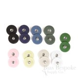 HANA 17mm Fabric-Covered Sew-on Metal Snaps