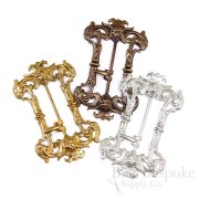 MENDES Extraordinary Rococo Belt Buckle, Made in France