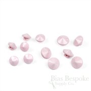 TILLY Small Light Pink Shank Buttons in Two Sizes, Made in Italy