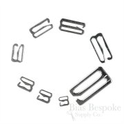 Silver Colored Metal Hooks for Lingerie-Making