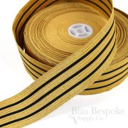 MAJORDOMO 45mm 4-Stripe Bullion Braid Trim
