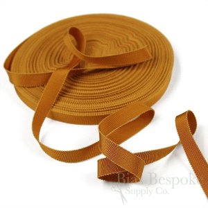 VERA 9/16" Cotton & Viscose Petersham Grosgrain Ribbon, Made in Italy