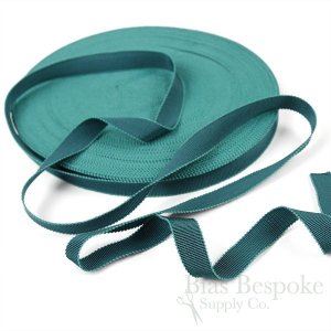 VERA 9/16" Cotton & Viscose Petersham Grosgrain Ribbon, Made in Italy