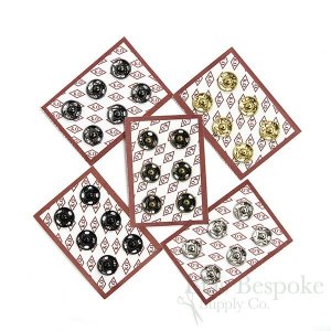 KO Sew On Metal Snaps, Size 1 (12mm)