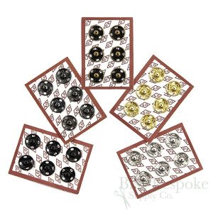 KO Sew On Metal Snaps, Size 3 (14mm)