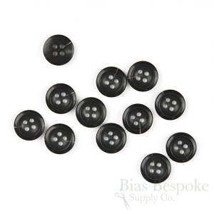 ZAIRE Horn-Effect Shirt Buttons, Made in Italy