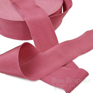VERA 2" Cotton & Viscose Petersham Grosgrain Ribbon, Made in Italy