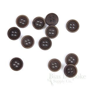 LUCA SHIRT 1/2" Classic Matte Corozo Buttons, Made in Italy