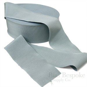 VERA 2 3/4" Cotton & Viscose Petersham Grosgrain Ribbon, Made in Italy