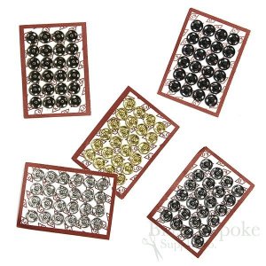KO Sew On Metal Snaps, Size 2/0 (8mm)