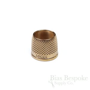 LOCKE Bright Bronze Open End Tailor's Thimbles, Made in New Zealand