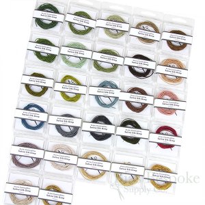 Silk Satiné Gimp Thread, Made in France