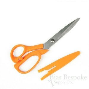 Stainless Steel Travel Craft Scissors with Orange Sheath