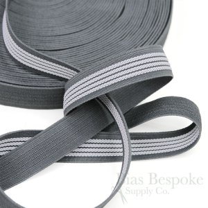 DEAN 1" Elastic with Gripping Rubber