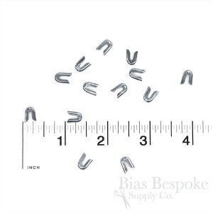 End Caps for Spiral Steel Corset Boning, 1/4" & 1/2" wide