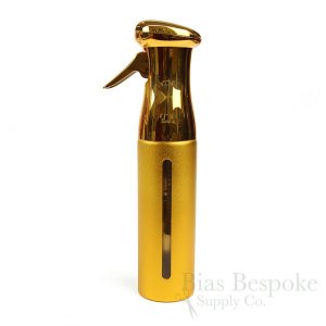 250ml Gold Aluminum Fine-Misting Spray Bottle
