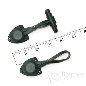 7" Genuine Leather Toggle Closures, Made in Italy