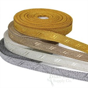 FLORENCE 3/4" Wide Military-Style Bullion Braid Trim