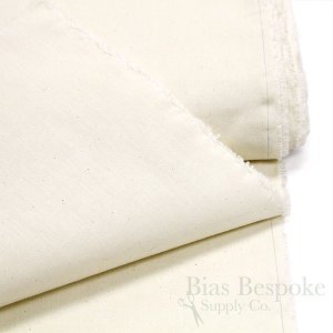 Natural Cotton Muslin Fabric, 63" Wide