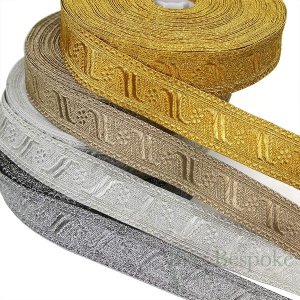 FLORENCE 1 1/4" Wide Military-Style Bullion Braid Trim