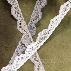 INDRA Narrow Stretch Lace Trim