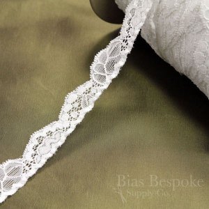 INDRA Narrow Stretch Lace Trim