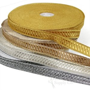 MORROW 5/8" Geometric Bullion Braid Trim