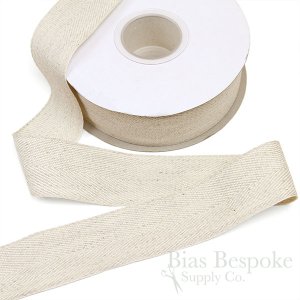 CAMBRIA 100% Linen Herringbone Ribbon Tape