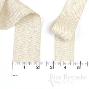CAMBRIA 100% Linen Herringbone Ribbon Tape