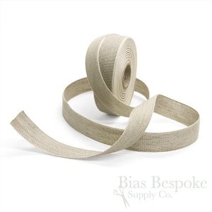 RINCA Natural Linen and Cotton Ribbon Tape, Made in Italy