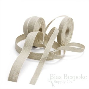 RINCA Natural Linen and Cotton Ribbon Tape, Made in Italy