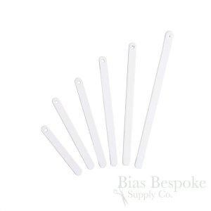 1/4" White Spring Steel Boning, Pre-Cut Lengths