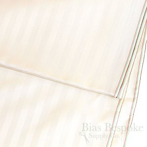 EDITA 100% Cupro Bemberg Jacquard Herringbone Stripe Lining, Made in Italy