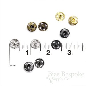 KO Sew On Metal Snaps, Size 1 (12mm)