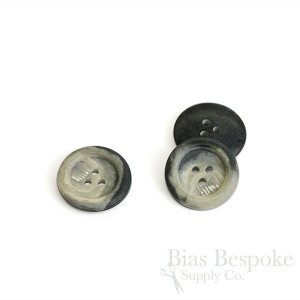 Gray 3-Hole Stone-Effect Suit Buttons, Made in Germany