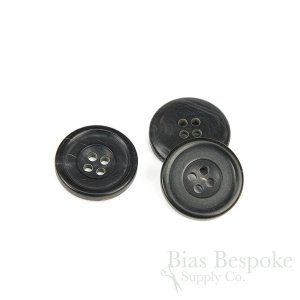 VERDAD Blue Black Genuine Horn Suit Buttons, Made in Germany