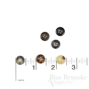 ZAIRE Horn-Effect Shirt Buttons, Made in Italy