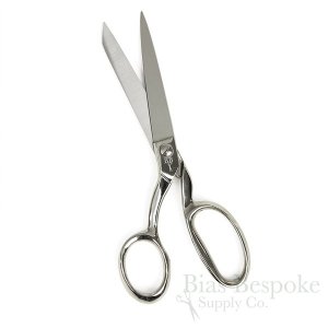 Left or Right-Handed Silver Dressmaker Shears, Made in Italy