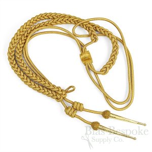 KENDRICK Mylar Braided Aiguillette with Mesh & Metal Tips