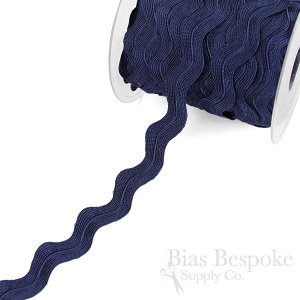 DEJA 14mm Viscose-Rayon Ric Rac Trim, Made in Italy