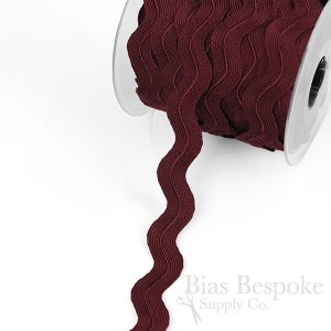 DEJA 14mm Viscose-Rayon Ric Rac Trim, Made in Italy