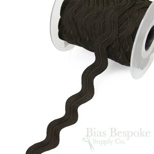 DEJA 14mm Viscose-Rayon Ric Rac Trim, Made in Italy