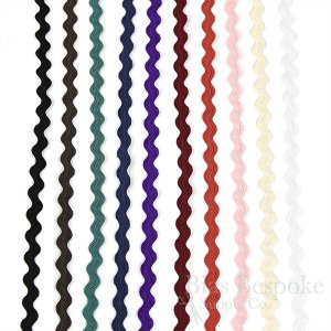 DEJA 7mm Viscose-Rayon Ric Rac Trim, Made in Italy
