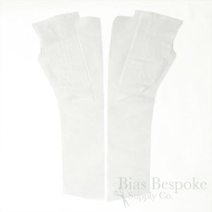 TC-9304 White Chest Fronts for Single Breasted Jackets
